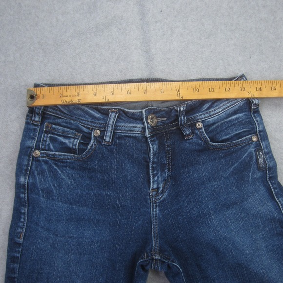 Silver Jeans Co Jeans Womens 27x33 Avery Slim Boot Medium Wash Denim Stretch - Picture 8 of 16